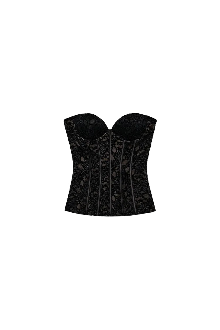 Velvet Lace Corset
