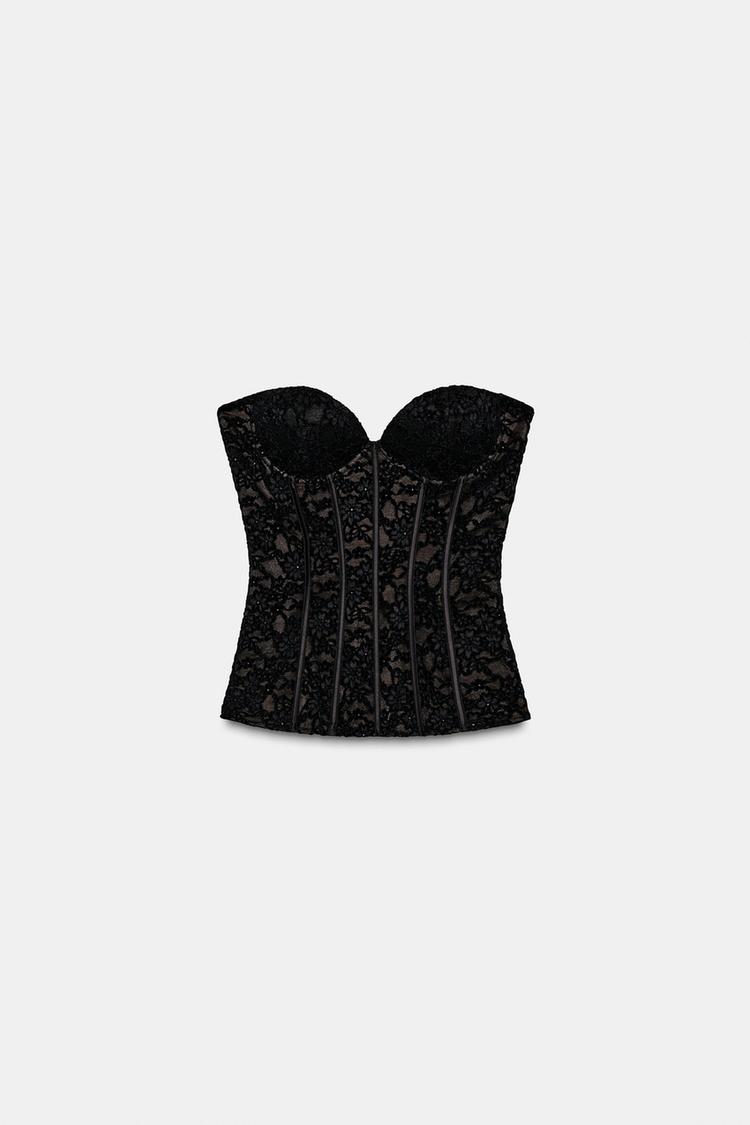 VELVET LACE CORSET
