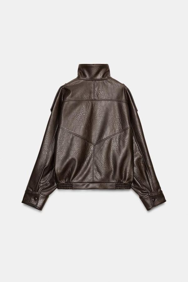 Faux Leather Jacket