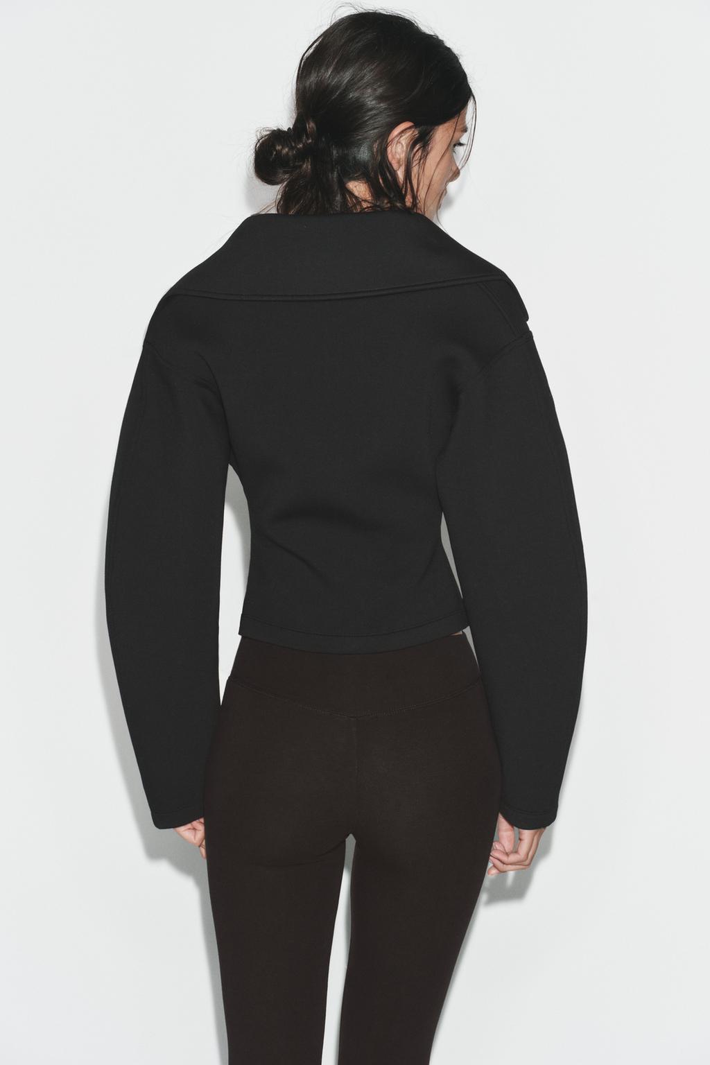 FITTED NEOPRENE - EFFECT JACKET