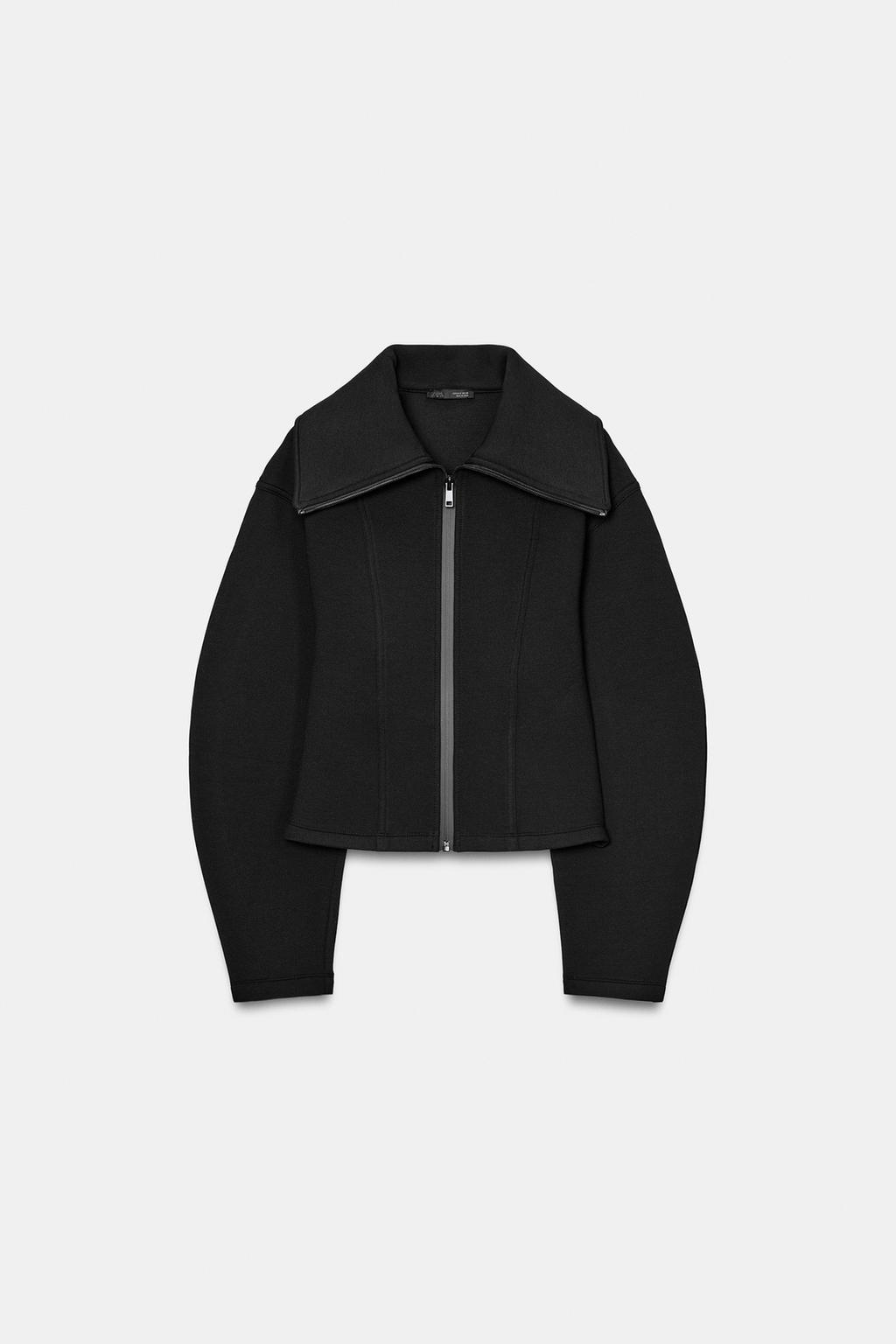 FITTED NEOPRENE - EFFECT JACKET