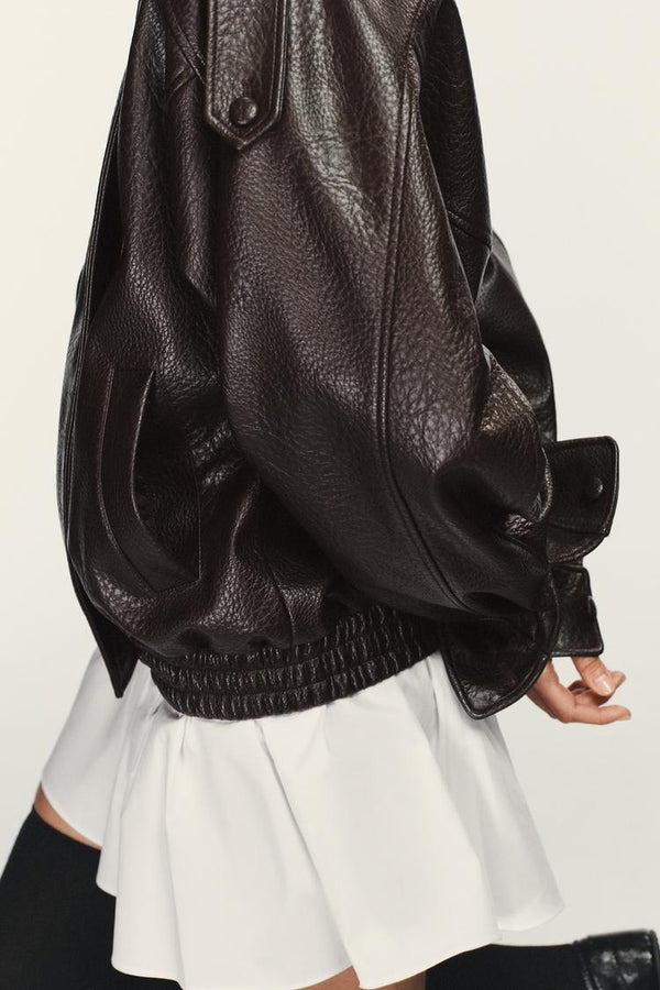 Faux Leather Jacket