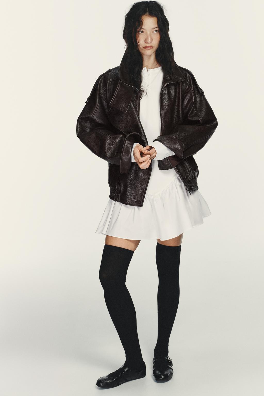 Faux Leather Jacket