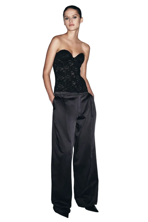 Velvet Lace Corset
