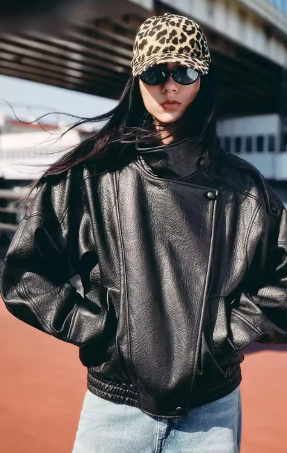 Faux Leather Jacket