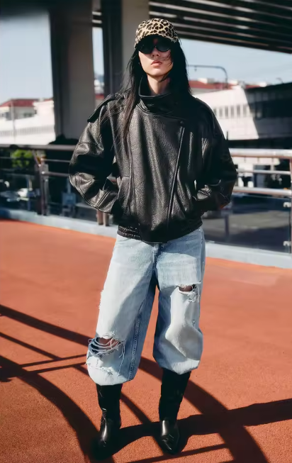 Faux Leather Jacket