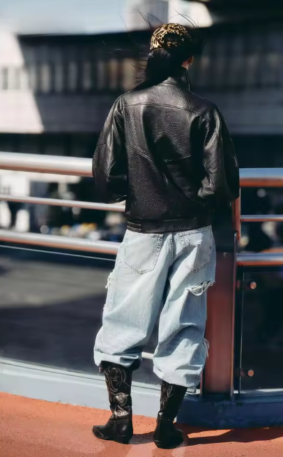 Faux Leather Jacket