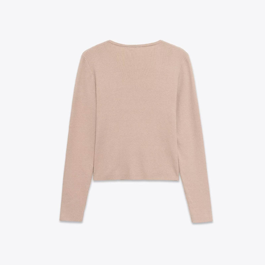 Lace Combination Jacket And Top