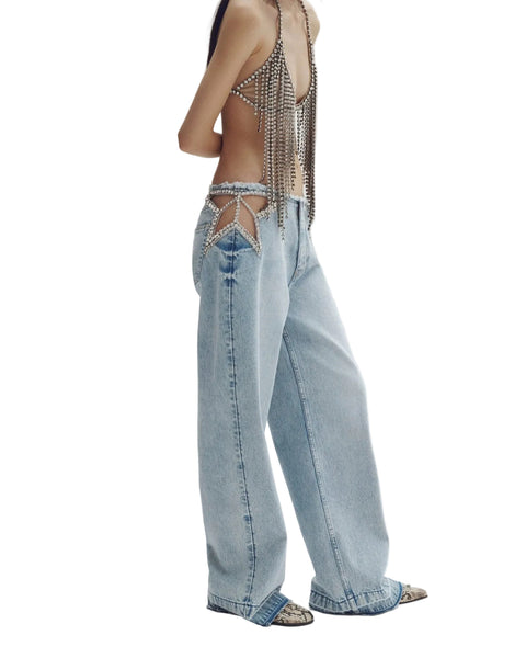 Crystal Baggy Jeans