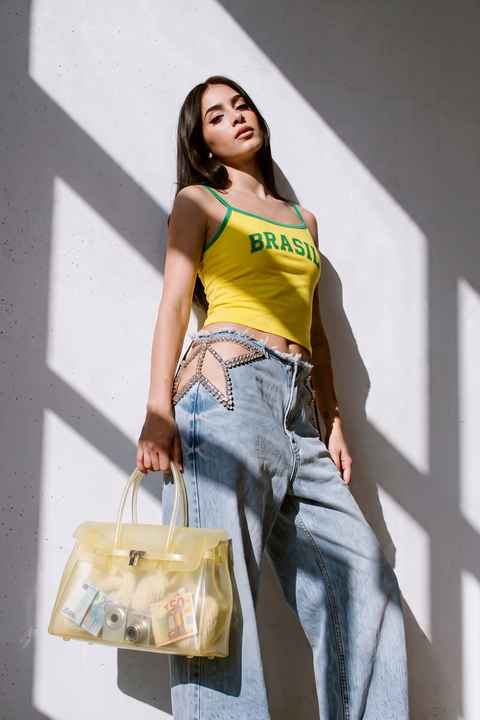 Crystal Baggy Jeans