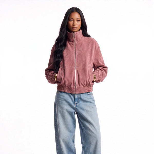 Rosa Bomberjacke