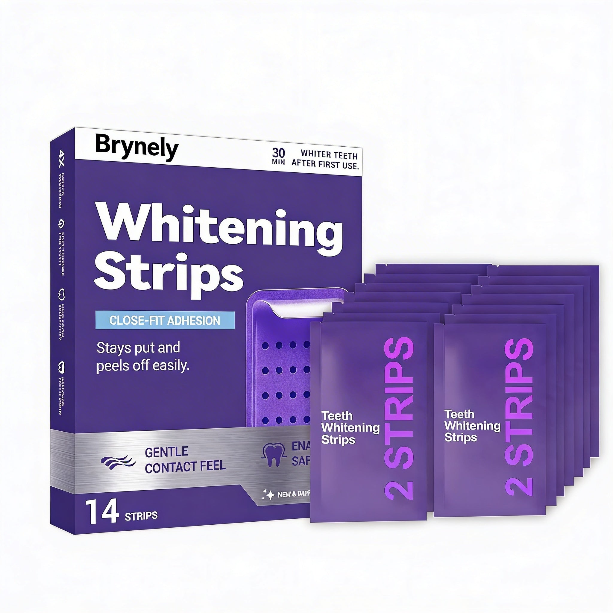 Purple Teeth Whitening Strips