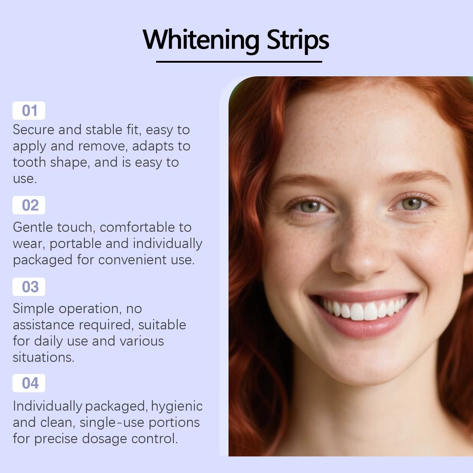 Purple Teeth Whitening Strips