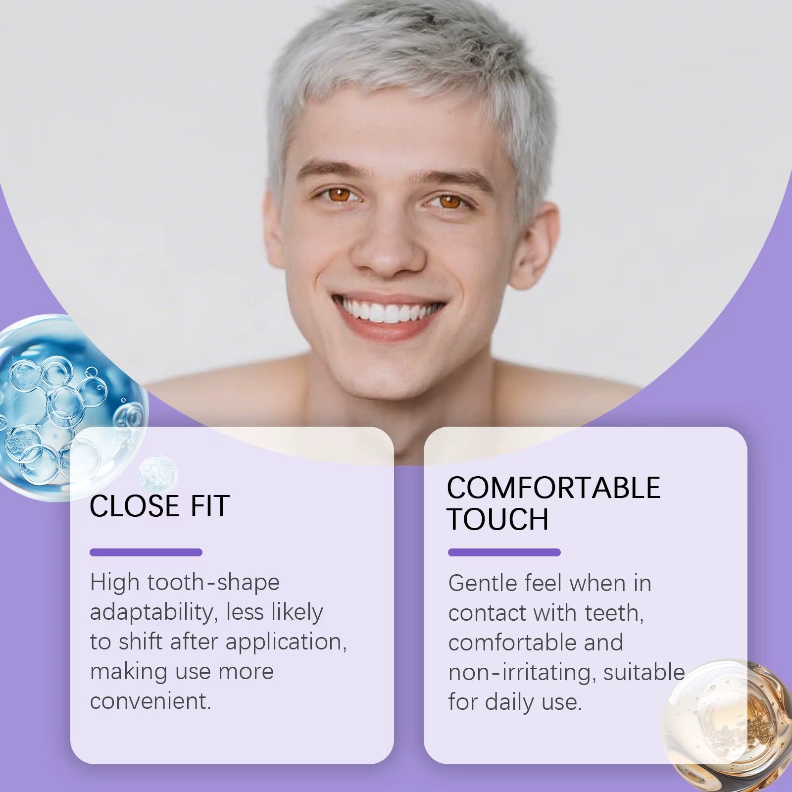 Purple Teeth Whitening Strips